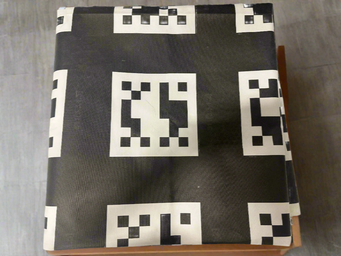 Hula QR code carpet